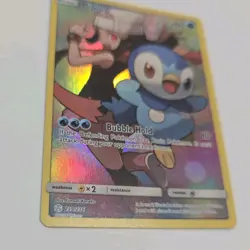 Piplup 239/236 Cosmic Eclipse SECRET RARE Pokemon Card - Image 4