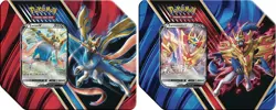 BRAND NEW SEALED ZAMAZENTA & ZACIAN POKEMON CARD TINS RETAIL BUNDLE!!! - Image 1