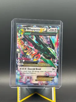 Mega Rayquaza EX - 76/108 - Pokemon Roaring Skies XY Ultra Rare Card LP - Image 1