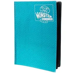 Monster Binder - 9 Pocket Trading Card Album - Holofoil Aqua Blue- Holds 360 - Image 1