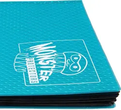 Monster Binder - 9 Pocket Trading Card Album - Holofoil Aqua Blue- Holds 360 - Image 3