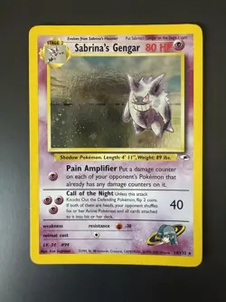 Sabrina's Gengar (No.094) CFTD Set 1999 - English Pokemon Card | EXCELLENT/MINT - Image 1