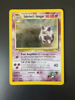 Sabrina's Gengar (No.094) CFTD Set 1999 - English Pokemon Card | EXCELLENT/MINT - Image 2