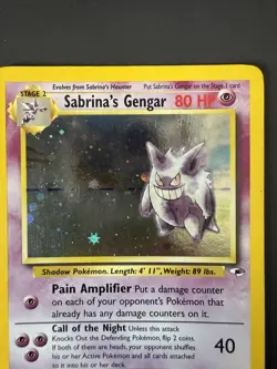 Sabrina's Gengar (No.094) CFTD Set 1999 - English Pokemon Card | EXCELLENT/MINT - Image 5
