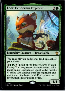 Loot, Exuberant Explorer R Foundations 106 NM - Image 1