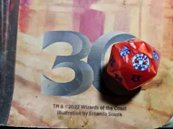 1x Oversized Spindown Life Counter [Marvel's Spider-Man] MTG ** MagikJnkie ** - Image 1
