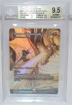 MTG FINAL FANTASY: FOIL #0012 DRAGON OF MOUNT GULG 2025 - GRADED 9.5 GEM MINT - - Image 1