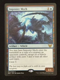 1x MTG Imposter Mech - Commander: Kamigawa: Neon Dynasty (NEC) #13 - Magic - Image 1