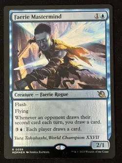 1x MTG Faerie Mastermind (Foil) - March of the Machine (MOM) #58 - Magic - Image 1
