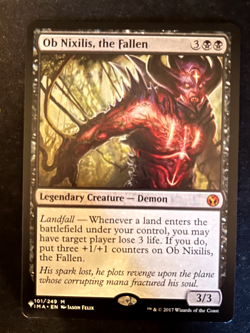 1x OB NIXILIS, THE FALLEN from MTG Magic The Gathering The List Mythic NM - Image 1