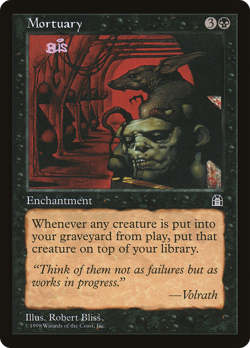 Mortuary X (4) Stronghold MTG - EX/NM - R66 - 4RCards - Image 1