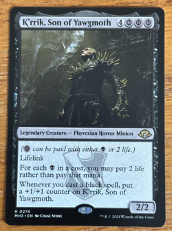 MTG Modern Horizons 3, K'rrik, Son of Yawgmoth - Image 1
