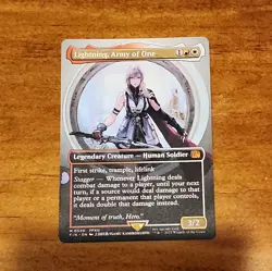 Lightning, Army of One #0320 (Borderless) Final Fantasy Regular - Image 2