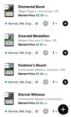 X4 Green Commander Deck Essentials See Pics And Description $6.87 Market Value - Image 3