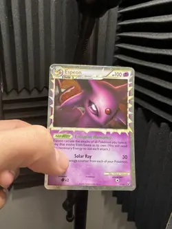 Pokemon TCG Undaunted Espeon Prime Holo Rare Card 81/90 - Image 1