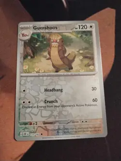 Pokemon TCG Gumshoos Sv03: Obsidian Flames 177/197 Reverse Holo Uncommon-NM - Image 1