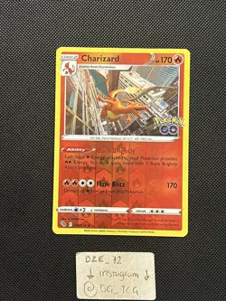 Pokemon Go - Charizard - 010/078 - Reverse Holo - M/NM - Image 1