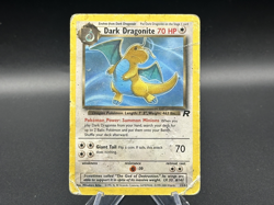 Dark Dragonite - 22/82 Team Rocket - Pokemon TCG - 2000 - Damaged - Image 1