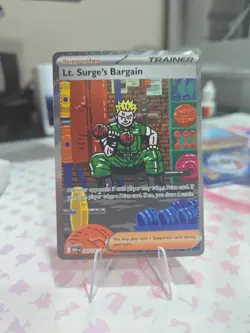 Pokemon TCG: Lt. Surge's Bargain - Mega Evolution - 185/132 - NM - Image 1