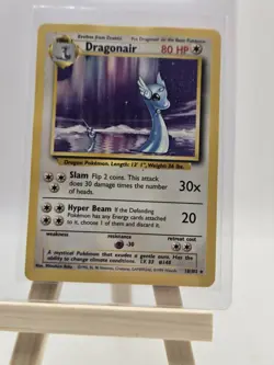 Dragonair 18/102 NM Non Holo Rare Unlimited Base Set WOTC 1999 Pokemon TCG - Image 1
