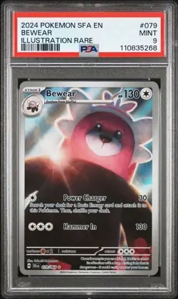BEWEAR #079 PSA 9 • 2024 POKEMON SFA EN-SHROUDED FABLE ILLUSTRATION RARE 5268 - Image 1