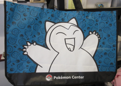 LARGE Pokemon Center SNORLAX Tote Bag Exclusive 2025 Anaheim World Championship - Image 1
