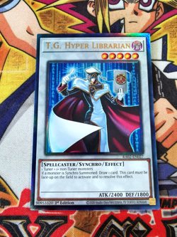 T.G. Hyper Librarian ra02-en027 (NEW) Ultimate Rare Yu-Gi-Oh! - Image 1