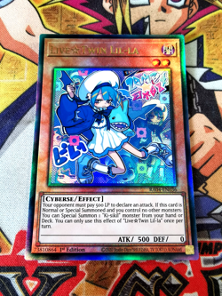Live☆Twin Lil-la ra04-en036 (NEW) Ultimate Rare Yu-Gi-Oh - Image 1