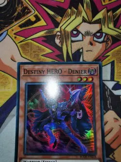 Destiny HERO - Denier bode-en018 1st Edition (NM/VLP) Super Rare Yu-Gi-Oh! - Image 2