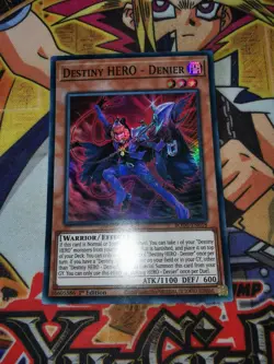 Destiny HERO - Denier bode-en018 1st Edition (NM/VLP) Super Rare Yu-Gi-Oh! - Image 3