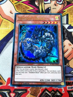 Shaddoll Beast blhr-en083 1st Edition (NM+) Ultra Rare Yu-Gi-Oh! - Image 1