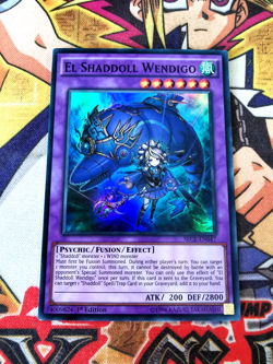 El Shaddoll Wendigo sece-en047 1st Edition (NM) Super Rare Yu-Gi-Oh! - Image 1