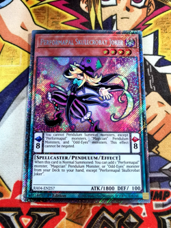 Performapal Skullcrobat Joker ra04-en257 (NEW) Platinum-Secret Yu-Gi-Oh - Image 1