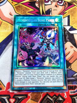 Mementotlan Bone Party ra04-en099 (NEW) Collectors Rare Yu-Gi-Oh - Image 1