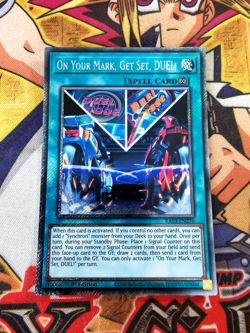 On Your Mark, Get Set, DUEL! ra03-en276 (NEW) Platinum-Secret Rare Yu-Gi-Oh! - Image 1