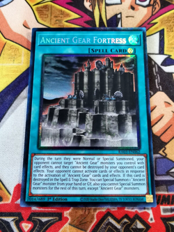Ancient Gear Fortress ra03-en062 (NM+) Collectors Rare Yu-Gi-Oh! - Image 1