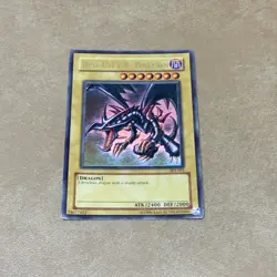 LP Yugioh Red-Eyes Black Dragon SDJ-001 Unlimited Edition Holo Rare Yu-Gi-Oh! - Image 1