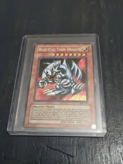 YUGIOH Blue-Eyes Toon Dragon SRL-EN000 SECRET RARE Seto Kaiba Maximilian Pegasus - Image 1