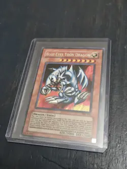 YUGIOH Blue-Eyes Toon Dragon SRL-EN000 SECRET RARE Seto Kaiba Maximilian Pegasus - Image 2
