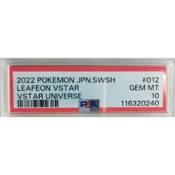 Leafia Vstar S12A 012/172 Pokemon Card Game Psa10 - Image 3