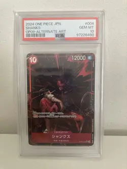 Psa10 Shanks Sr-P Op09-004 Booster Packemperor One Piece Card - Image 1