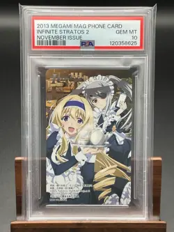 Psa10 Telecard Is Infinite Stratos Cecilia Laura Phone Card Quo Book Cards Etc. - Image 1