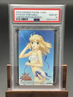 Psa10 Telephone Card Fate Saber Phone Quo Book Cards Etc. Available - Image 1