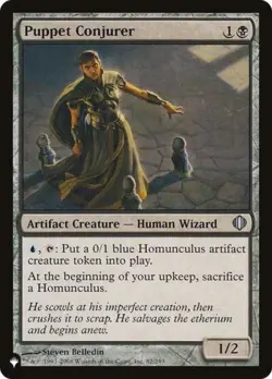 Puppet Conjurer - Light Play MTG The List - Image 1
