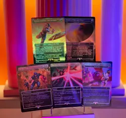 MTG Marvel Secret Lair Captain America Foil Edition + Groot - Image 1