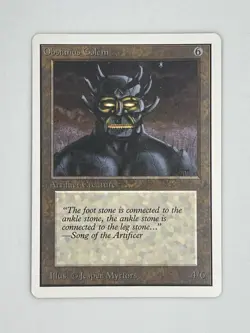 MTG OBSIANUS GOLEM Unlimited Edition Regular MT+ Magic The Gathering - Image 1