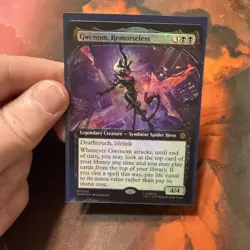 MTG Gwenom, Remorseless Borderless Foil#256 Marvel's Spider-Man Eternal - Image 3