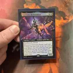 MTG Gwenom, Remorseless Borderless Foil#256 Marvel's Spider-Man Eternal - Image 5