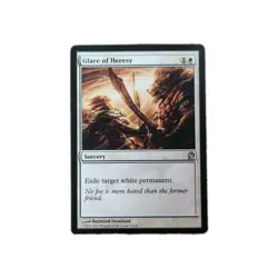 MTG Magic The Gathering Glare Of Heresy Sorcery Card Wizards Of The Coast 2013 - Image 1