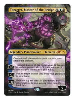 Tezzeret, Master of the Bridge - Secret Lair Drop/ Bloomburrow - 1701 - MTG - Image 1